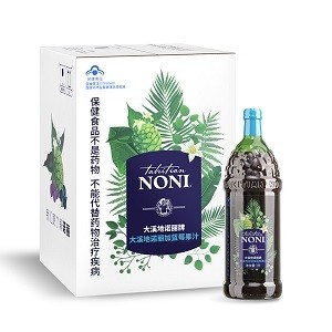 大溪地诺丽牌大溪地诺丽加蓝莓果汁1000ML （4瓶/箱）