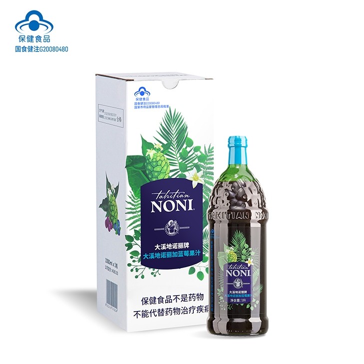 大溪地诺丽牌大溪地诺丽加蓝莓果汁1000ML （1瓶装）